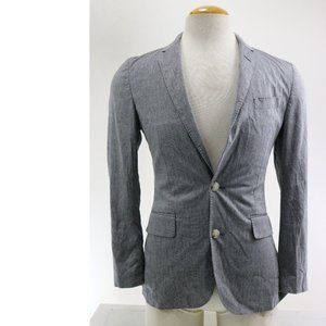 J. Crew Ludlow Men's Sport Coat Size 34S Gray EUC